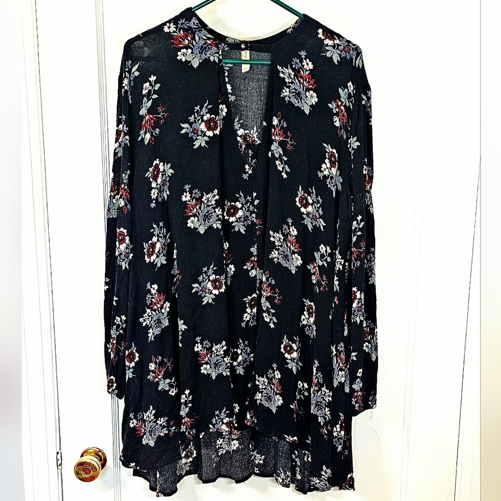 Free People Floral Tunic Dress